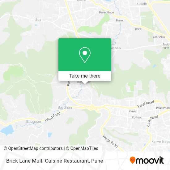 Brick Lane Multi Cuisine Restaurant map