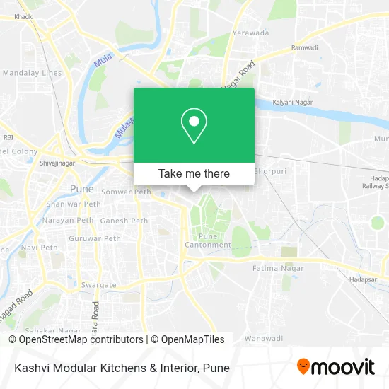 Kashvi Modular Kitchens & Interior map