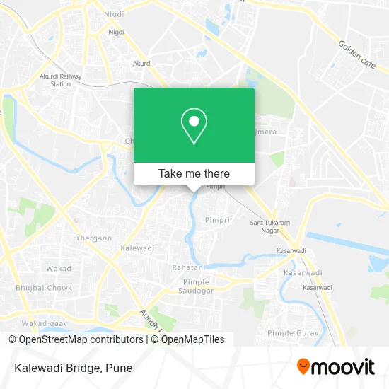 Kalewadi Bridge map