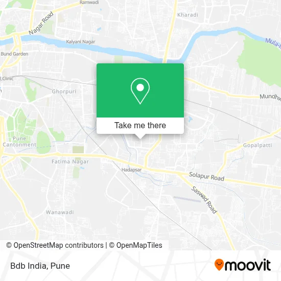 Bdb India map