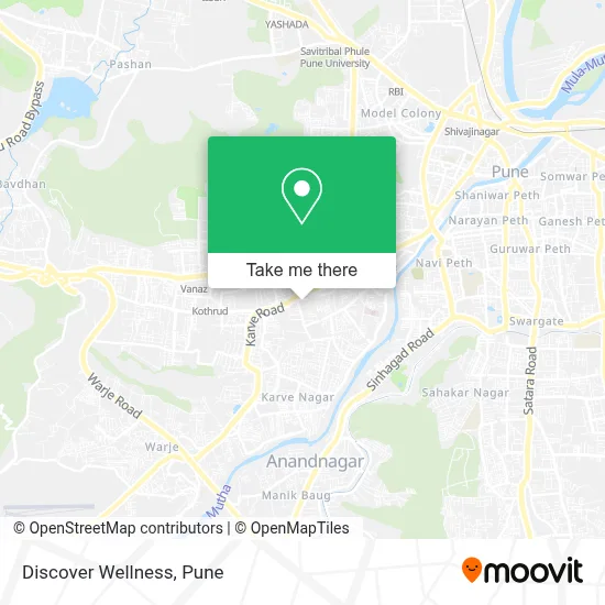 Discover Wellness map