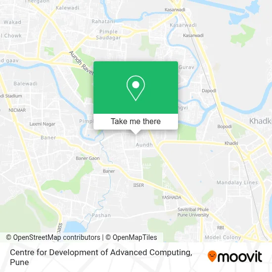 Centre For Development Of Advanced Computing map