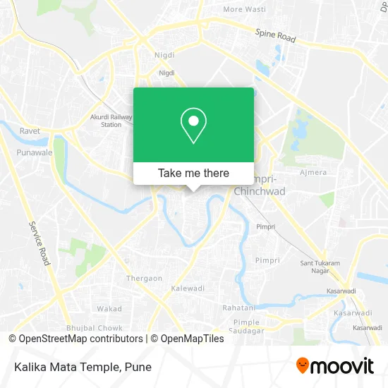 Kalika Mata Temple map