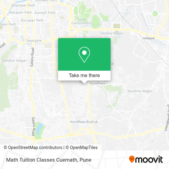 Math Tuition Classes Cuemath map
