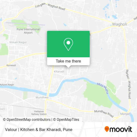 Valour | Kitchen & Bar Kharadi map