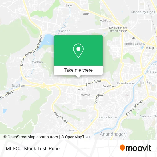 Mht-Cet Mock Test map