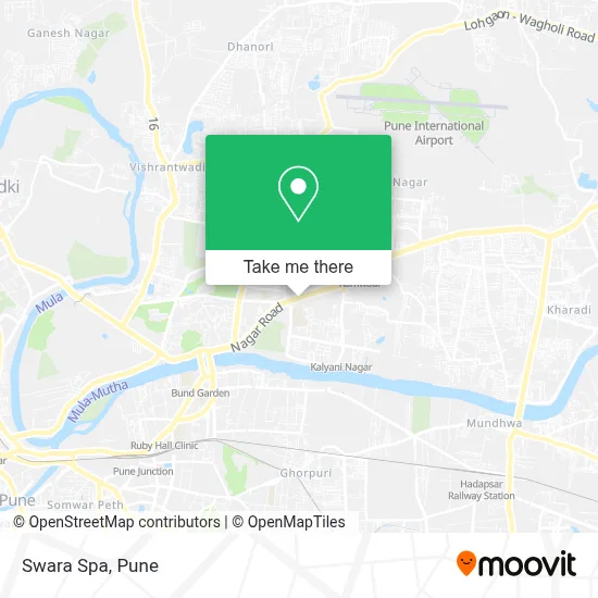 Swara Spa map