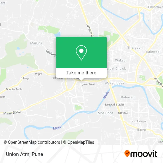Union Atm map