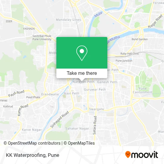 KK Waterproofing map