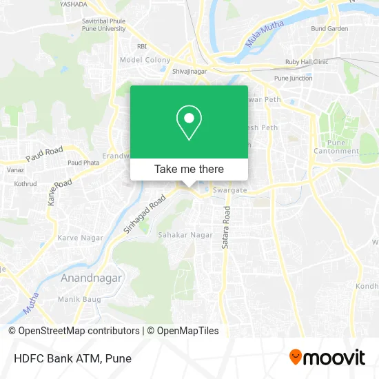 HDFC Bank Atm map