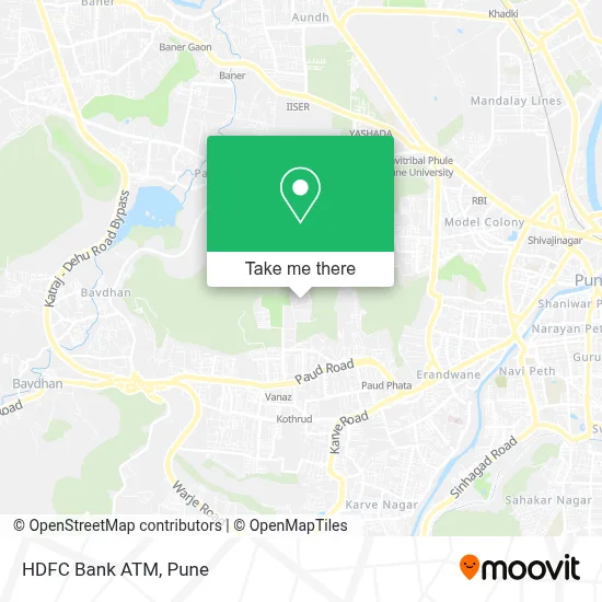 HDFC Bank Atm map