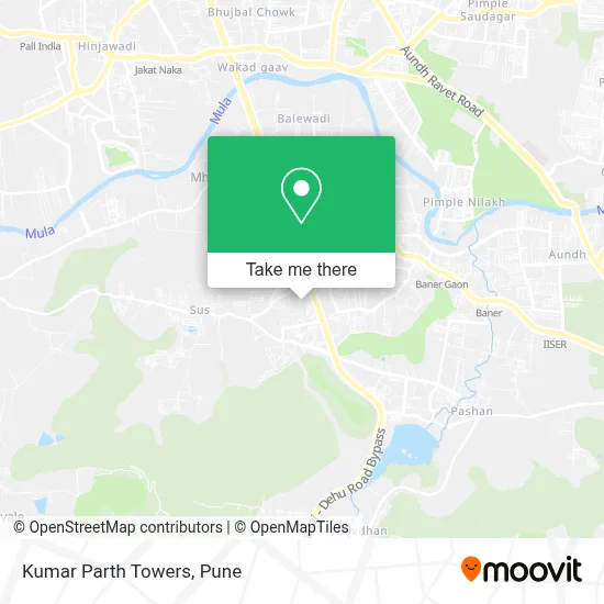Kumar Parth Towers map
