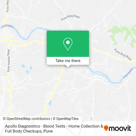 Apollo Diagnostics - Blood Tests - Home Collection & Full Body Checkups map