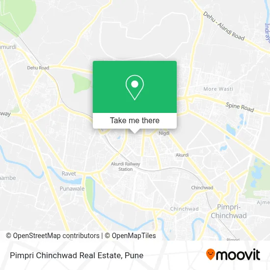 Pimpri Chinchwad Real Estate map