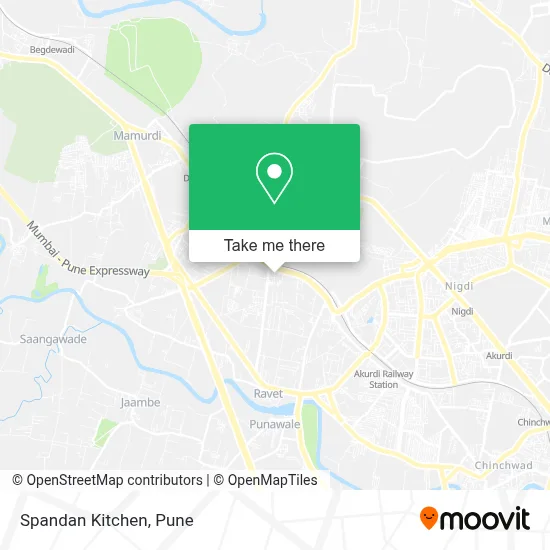 Spandan Kitchen map