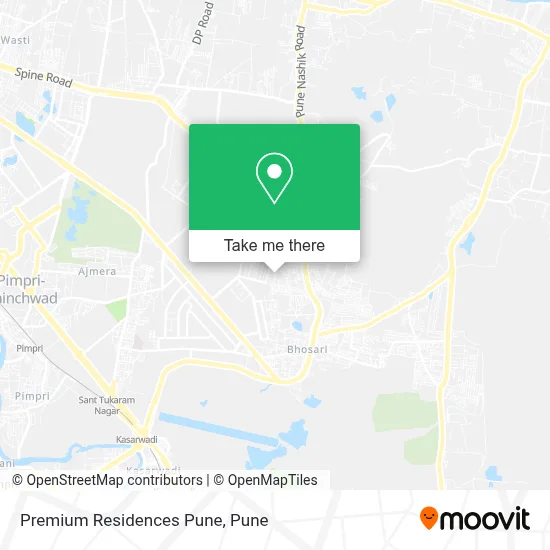 Premium Residences Pune map