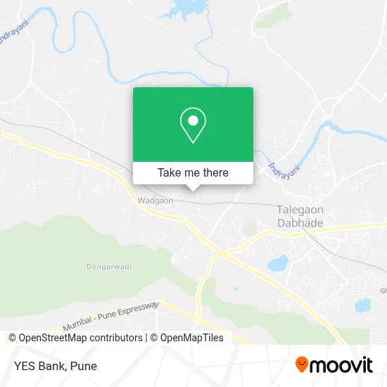 YES Bank map