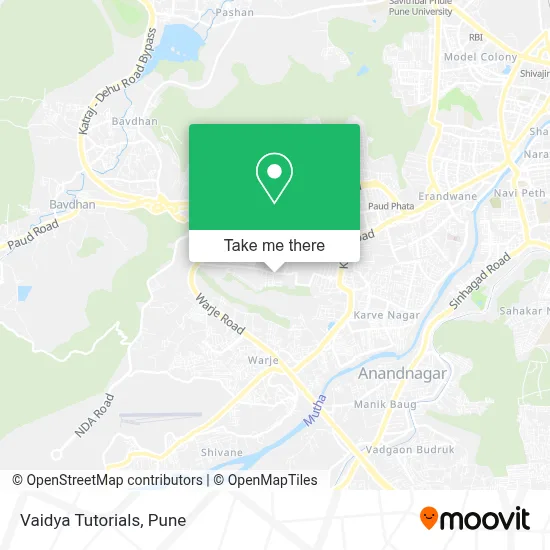 Vaidya Tutorials map