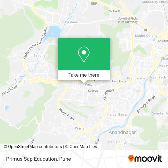 Primus Sap Education map