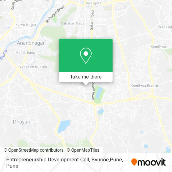Entrepreneurship Development Cell, Bvucoe,Pune map