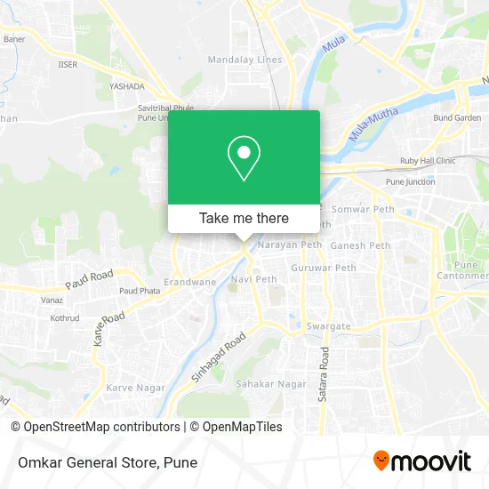 Omkar General Store map