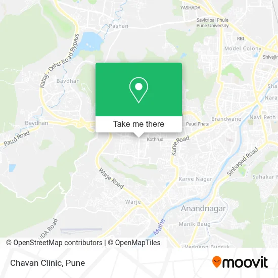 Chavan Clinic map