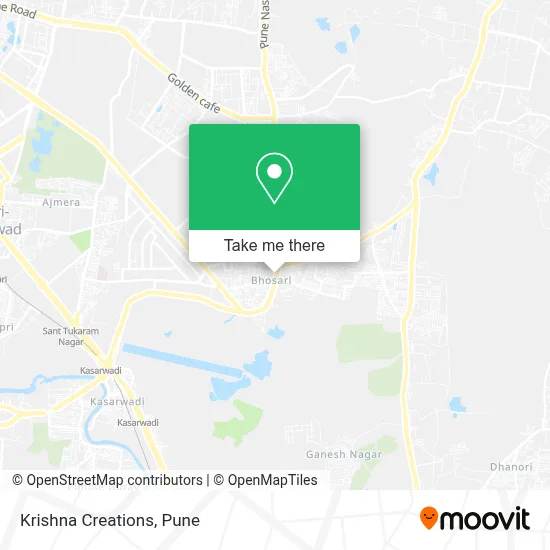 Krishna Creations map