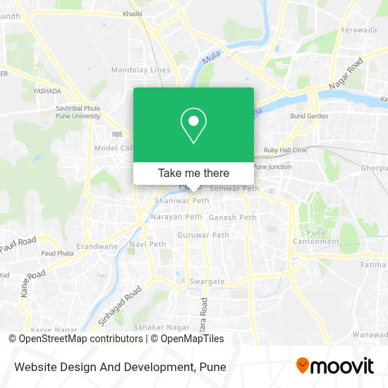 Website Design And Development map