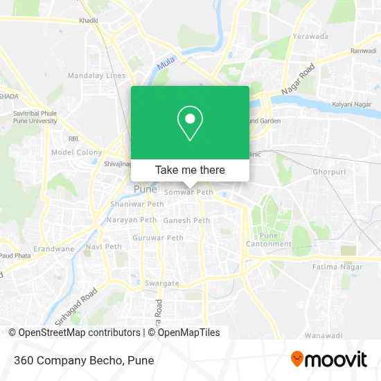 360 Company Becho map