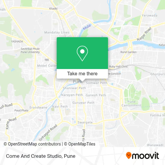 Come And Create Studio map