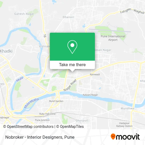Nobroker - Interior Designers map
