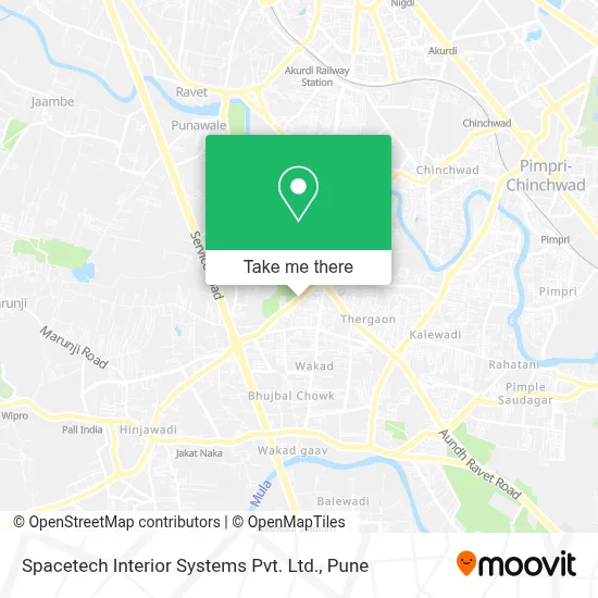Spacetech Interior Systems Pvt. Ltd. map