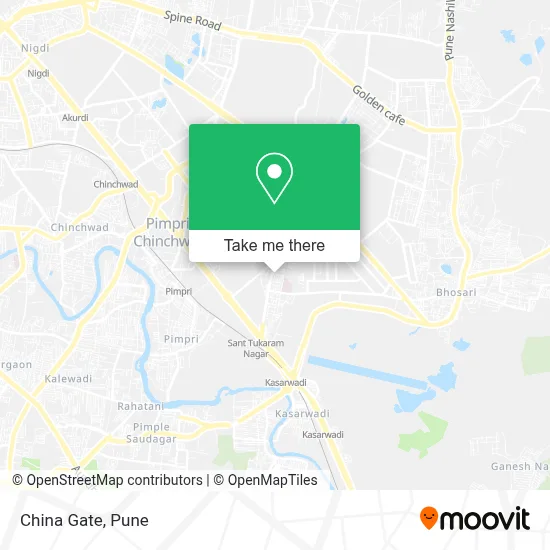 China Gate map