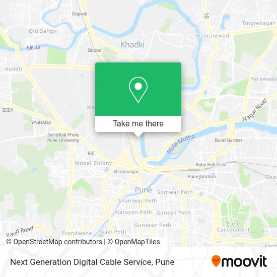 Next Generation Digital Cable Service map