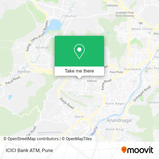 ICICI Bank Atm map