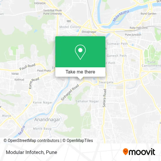 Modular Infotech map