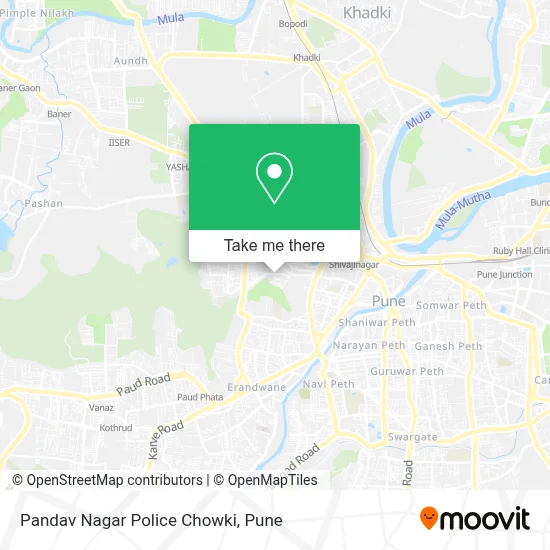 Pandav Nagar Police Chowki map