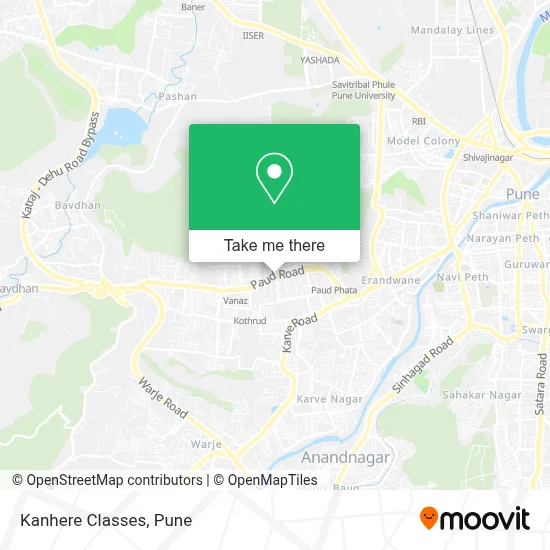 Kanhere Classes map