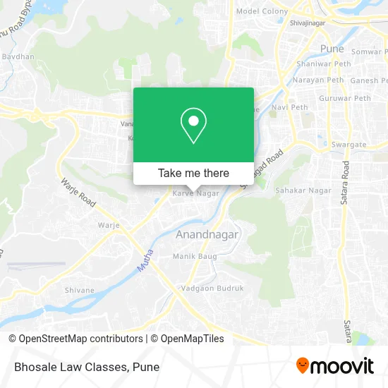 Bhosale Law Classes map