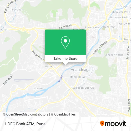 HDFC Bank Atm map