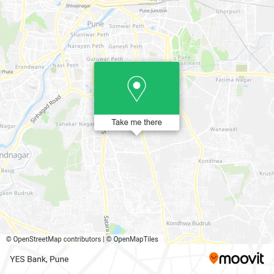 YES Bank map