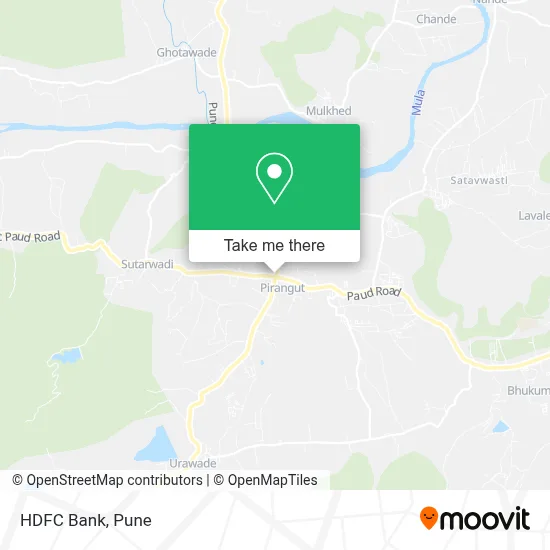 HDFC Bank map