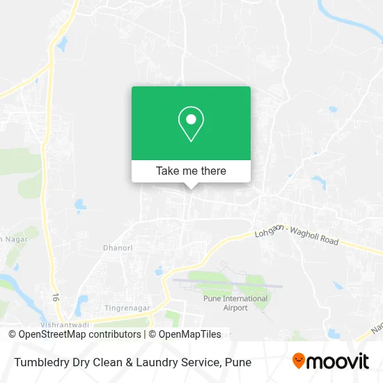 Tumbledry Dry Clean & Laundry Service map