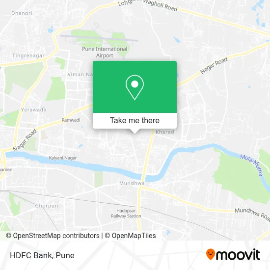 HDFC Bank map