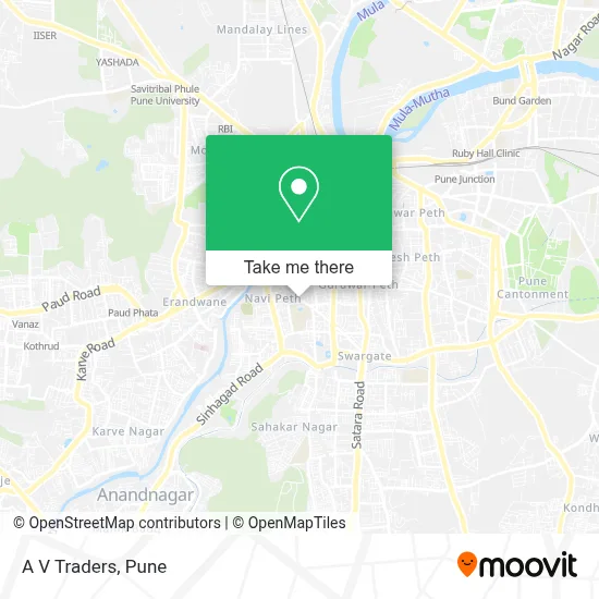 A V Traders map