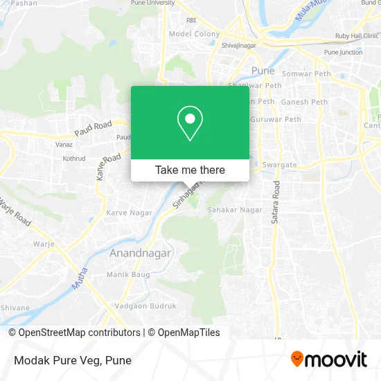 Modak Pure Veg map