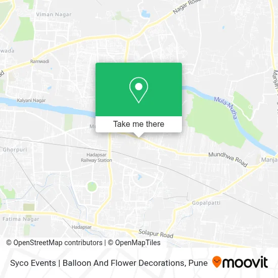 Syco Events | Balloon And Flower Decorations map