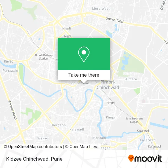 Kidzee Chinchwad map