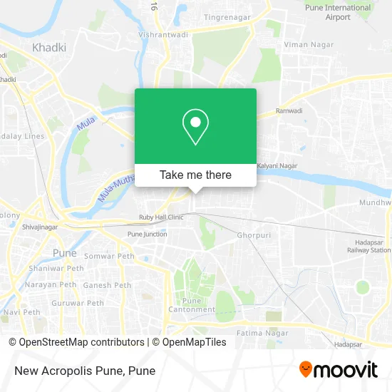 New Acropolis Pune map