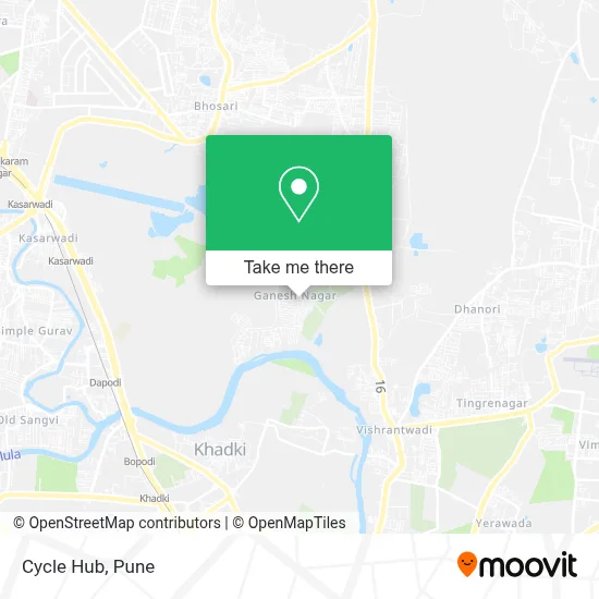 Cycle Hub map